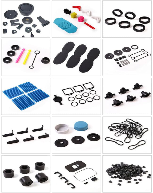 Custom silicone products made by ZetarMold