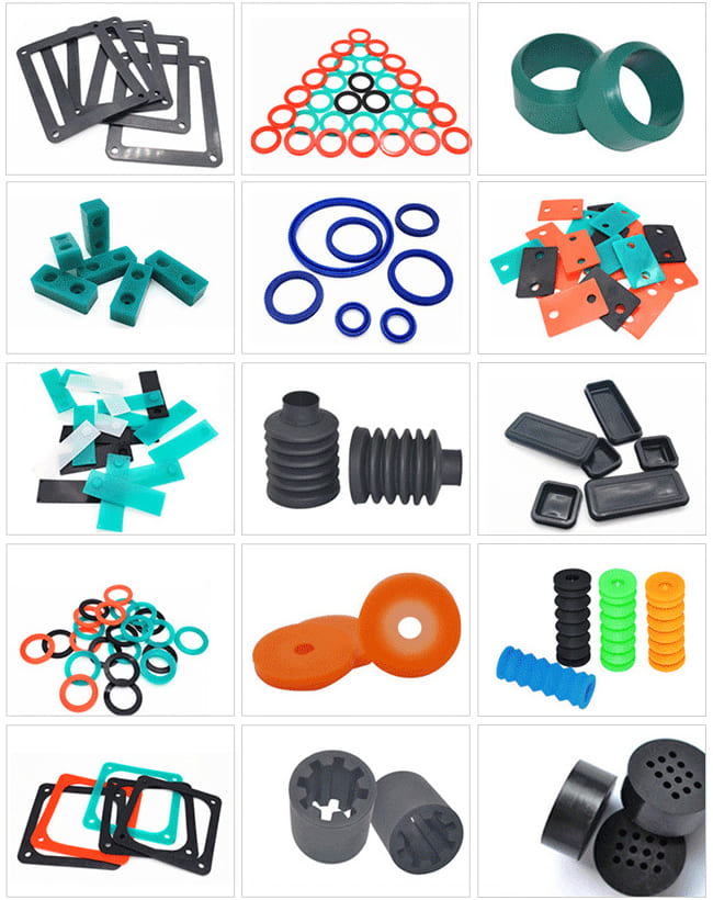 Custom rubber products made by ZetarMold