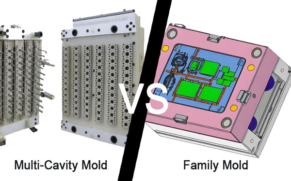 What is the Difference between Multi Cavity Injection Molds and Family Injection Molds?