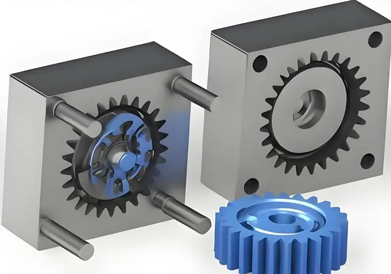 Acetal injection molding products and injection molds