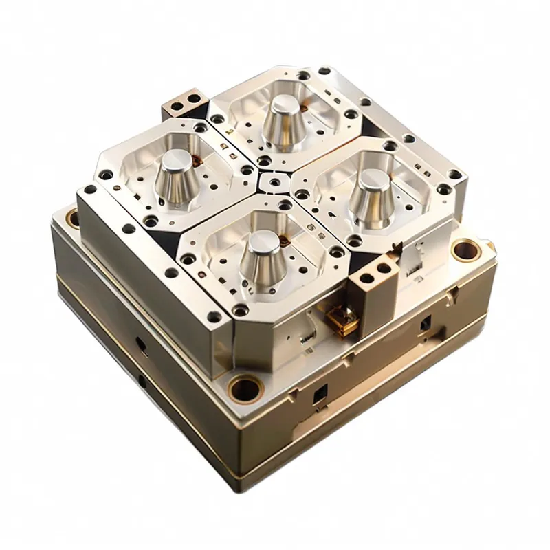 A precision metal mould showing intricate detailing and craftsmanship.