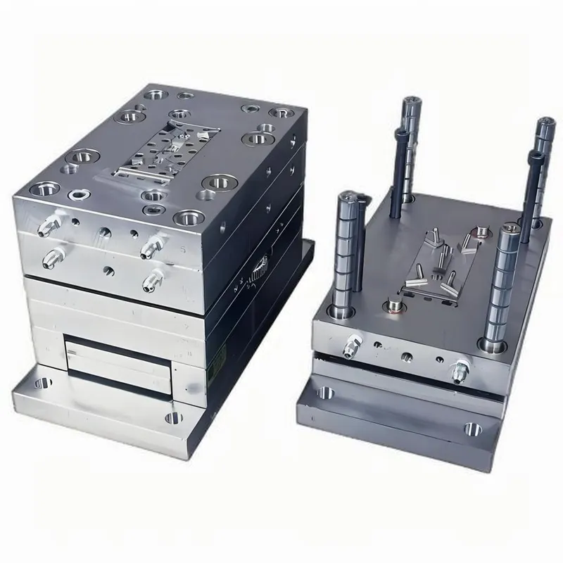 Metal injection moulds used in manufacturing.