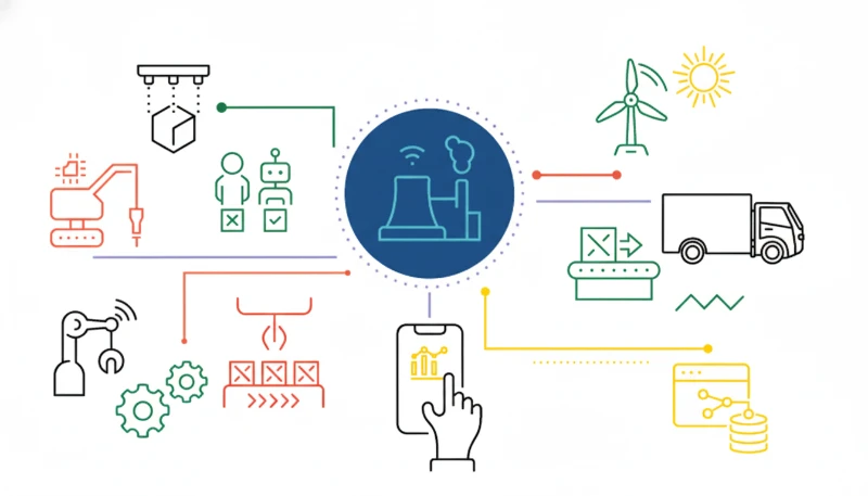 IoT-bewakingssysteem voor een slimme fabriek voor procesbeheersing bij spuitgieten