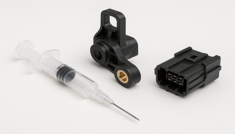Applications de moulage par insertion dans les dispositifs médicaux, les connecteurs automobiles et l'électronique nécessitant des connexions filetées durables