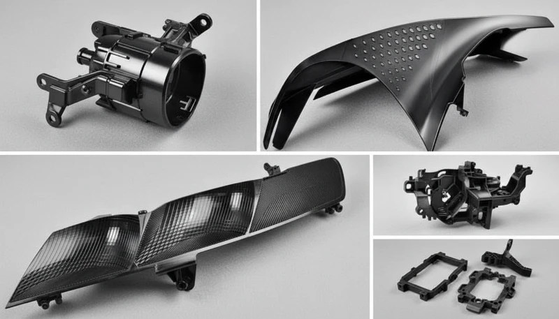 Automotive plastic injection molded parts