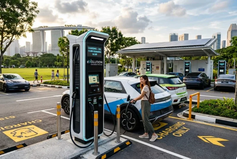 EV charging station injection molded parts