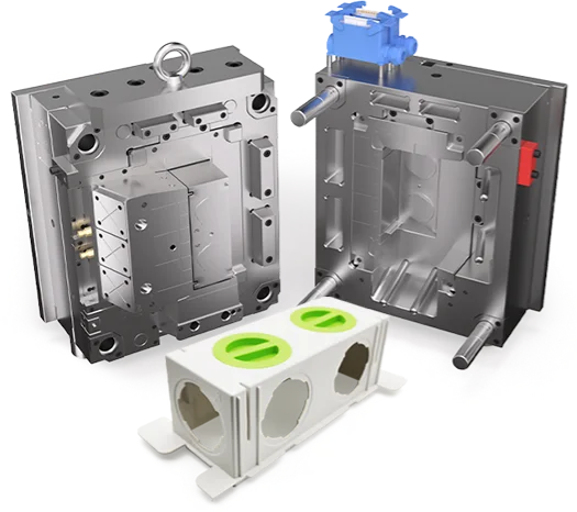 Precision injection mold tooling