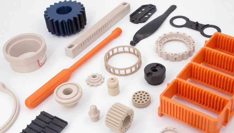 Pièces plastiques moulées par injection de formes variées